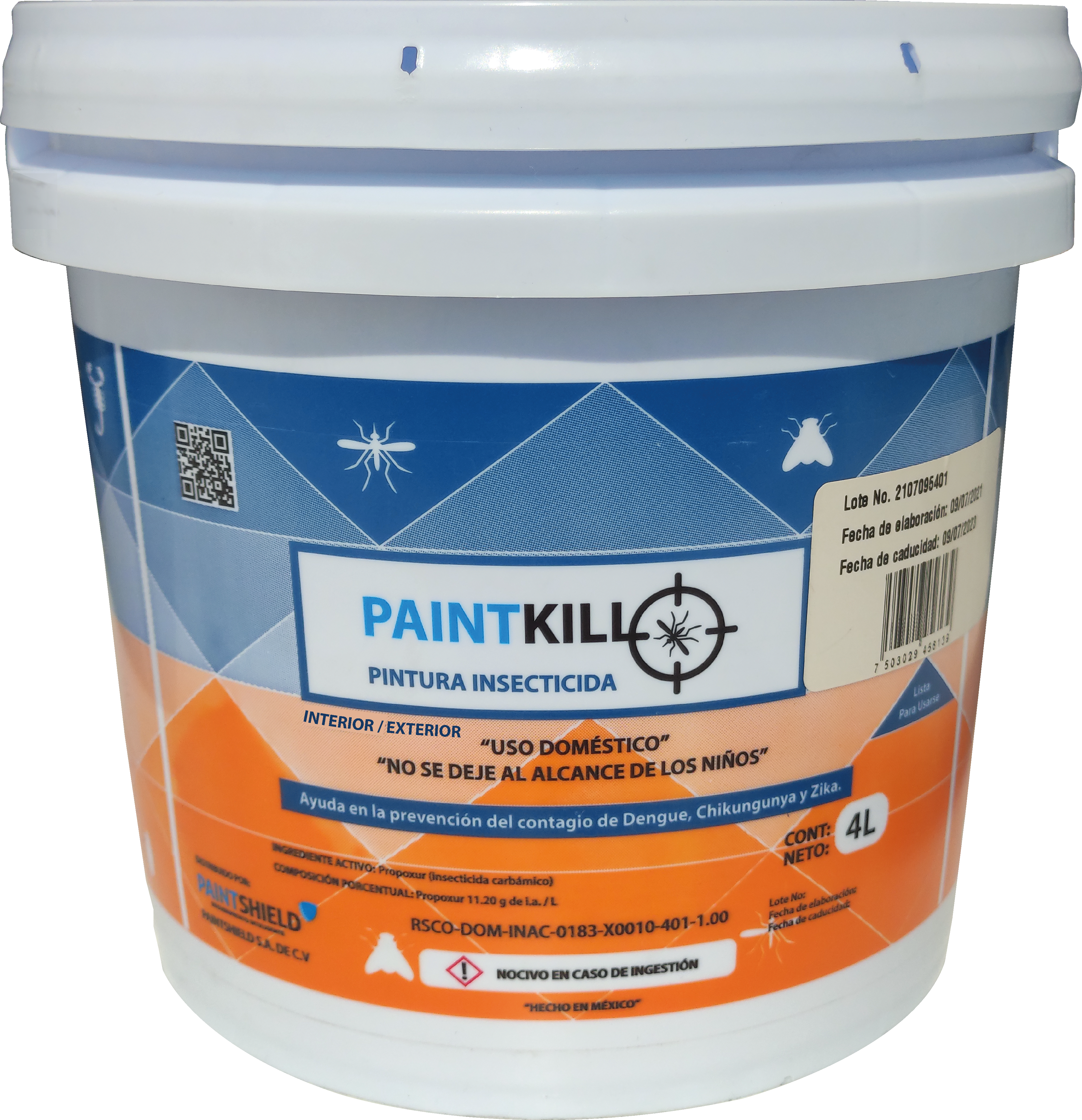 PINTURA INSECTICIDA 
